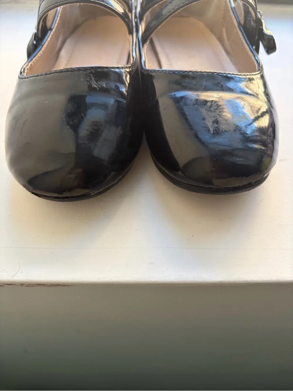Girls Classic Black Patent Mary Jane Flats - Comfortable kids Shoes